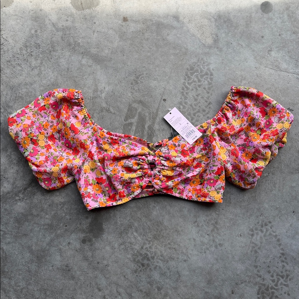 Wild Fable Cropped Floral Top